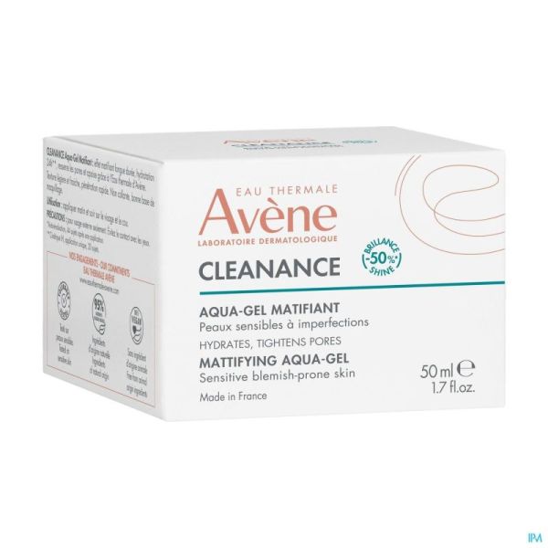 Avene Cleanance Matterende Aqua Gel 50ml
