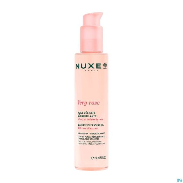 Nuxe Very Rose Fijne Reinigende Olie 150ml Nf