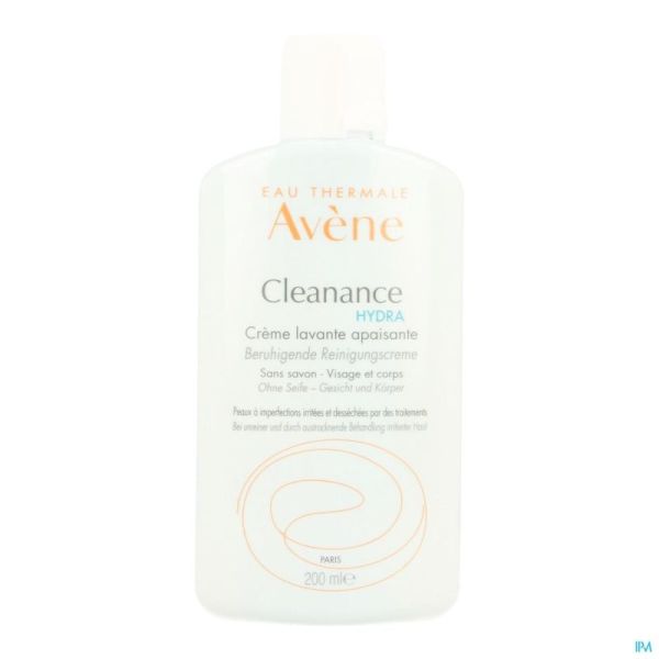 Avene Cleanance Hydra Cr Lavante Apaisante 200Ml