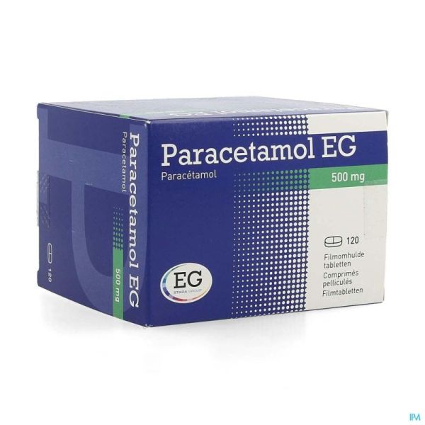 Paracetamol EG 500Mg Filmomh Tabl 120 Blister