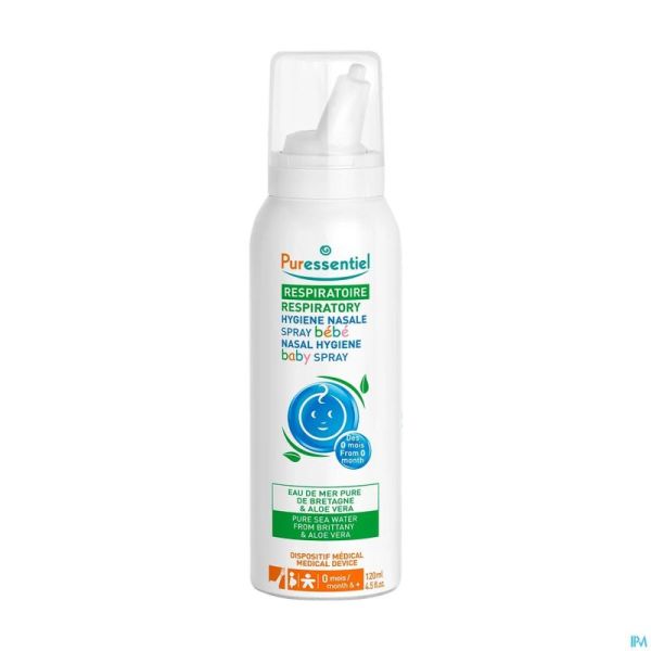 Puressentiel Ademhaling Neusspray Hygiene Bb 120ml