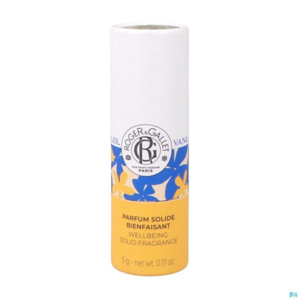 ROGER&GALLET VANILLE SOLEIL PARFUM SOLIDE 5G
