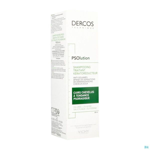 Vichy Dercos Psolution Shampoo Keratoreduct. 200Ml