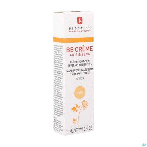 Erborian Bb Family Bb Creme Nude 15ml Nf
