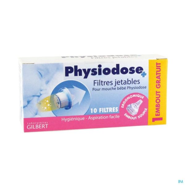 Physiodose Filtre Jetable Mouche Bebe 10