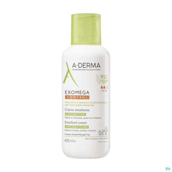 Aderma Exomega Control Creme Emolierend 400ml