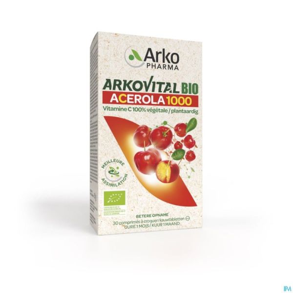 Arkovital Acerola 1000 Bio Comp Croq 30