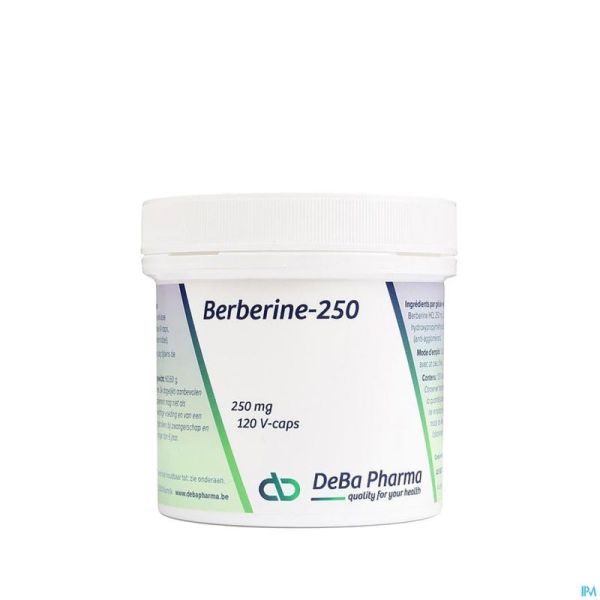Berberine 250mg V-caps 120 Deba