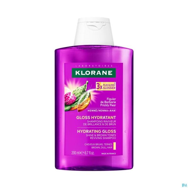 Klorane Figuier De Barbarie Shampoing Gloss Hydratant 200ml