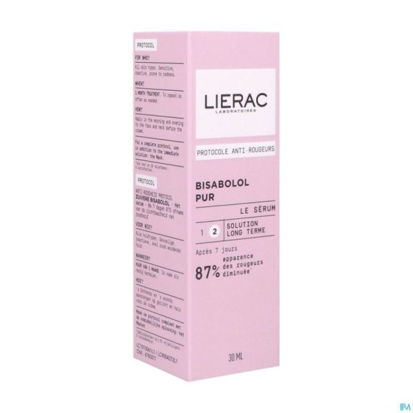 LIERAC SERUM A/ROUGEURS FL 30ML