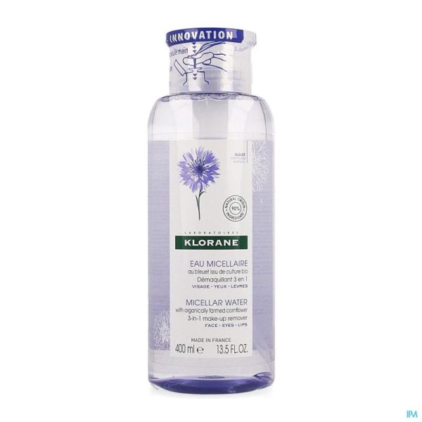 Klorane Visage Bleuet Eau Micellaire 400Ml