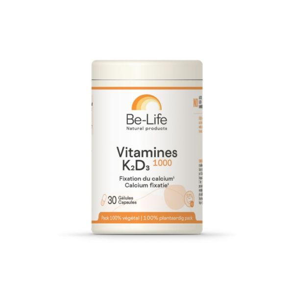Be Life Vitamines K2 D3 1000 30 Gélules