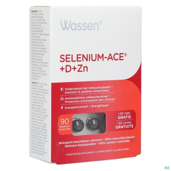 Selenium-Ace+D+Zn Comp 90+Comp 30 Gratuit Revogan