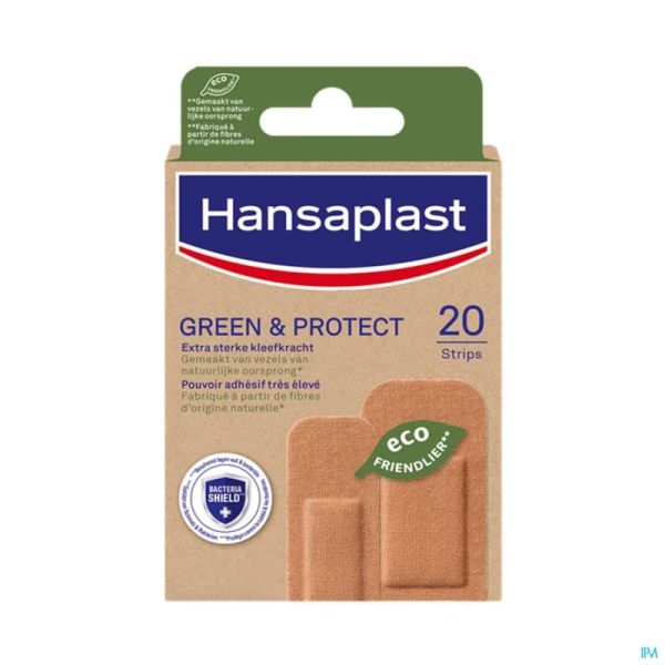 Hansaplast Pansements Green&Protect Strips 20