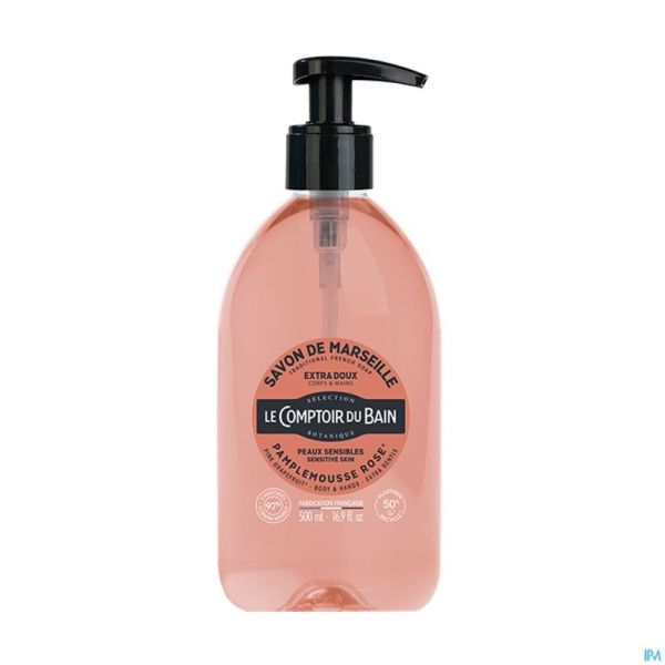 Lcb Savon Liquide Pamplem. Rose S/palme Fl 500ml