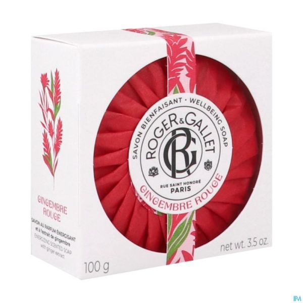 Roger&gallet Gingembre Rouge Savon 100g