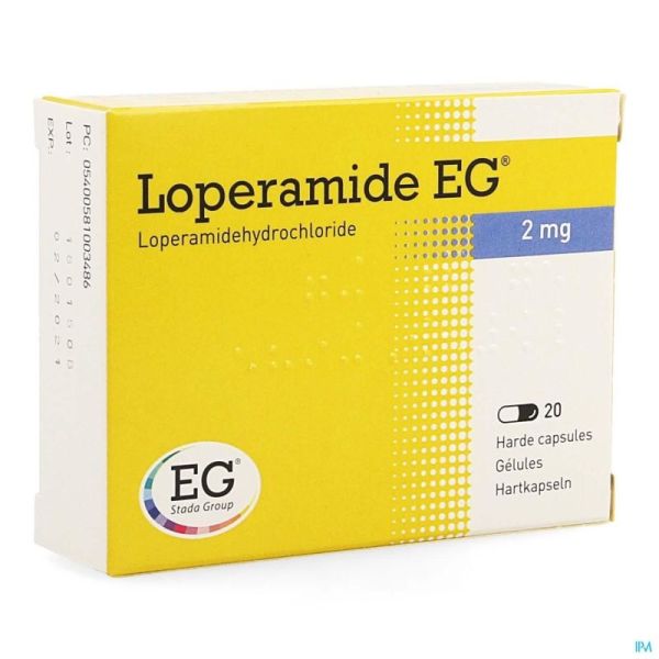 Loperamide Eg Caps 20X2Mg