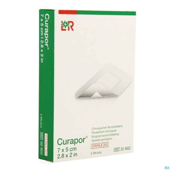 Curapor Pans Chirurg. Sterile 7cmx 5cm 5 32902