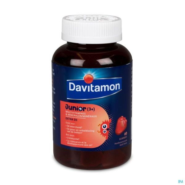 Davitamon Junior Gummies Aardbei 60