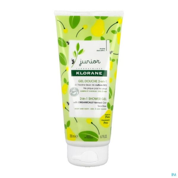 Klorane Petit Junior Gel Douche Poire 200Ml Nf