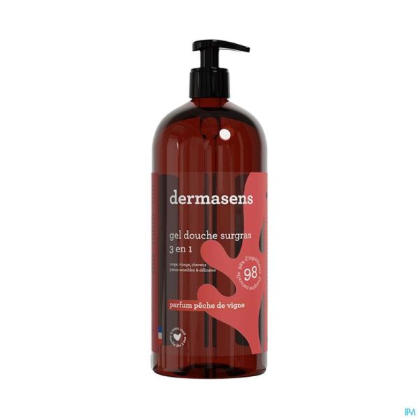 Marque V Dermasens 3in1 Dchgel O.vet Wijn.perzik1l