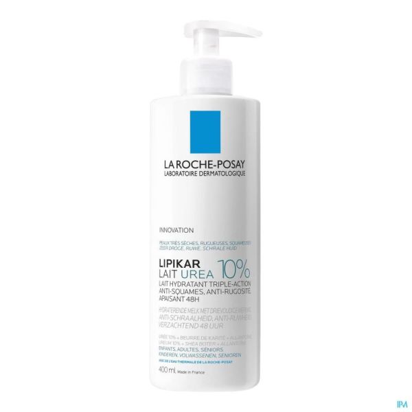 LRP LIPIKAR LAIT UREE 10% 400ML