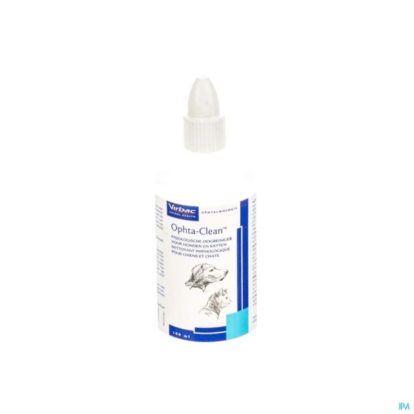 Ophta-clean Sol Nettoyage Physio. Chien Chat 100ml
