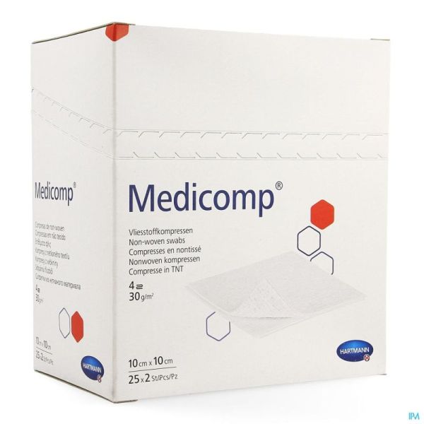 Medicomp cp ster 4pl 10x 10cm 25x2 4217257