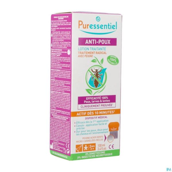 Puressentiel Anti-Poux 100Ml + Peigne