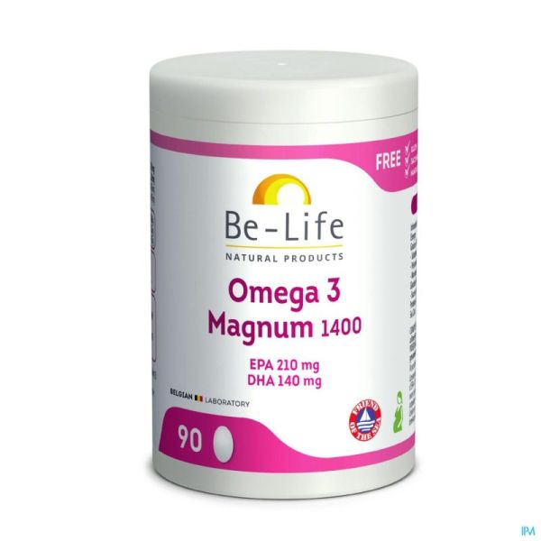 Be Life Omega 3 Magnum 1400 90 Gélules