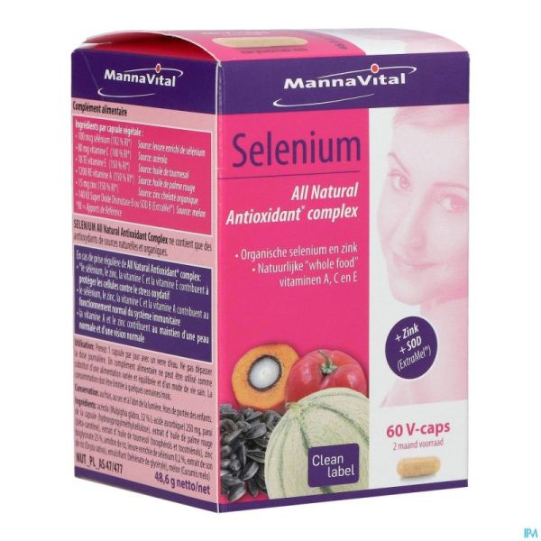 Mannavital Selenium Nf V-caps 60