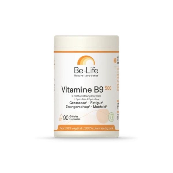 Be Life Vitamine B9 500 90 Gélules