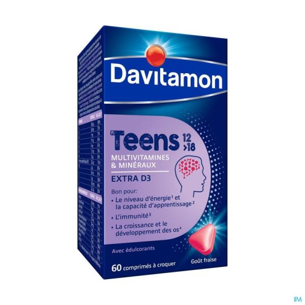 Davitamon teens fraise comp 60