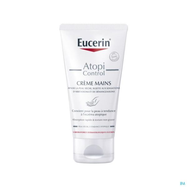 Eucerin Atopicontrol Creme Mains Tube 75ml