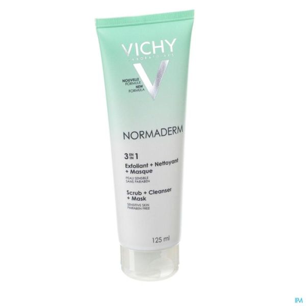 Vichy Normaderm Nettoyant 3En1 Gel 125Ml