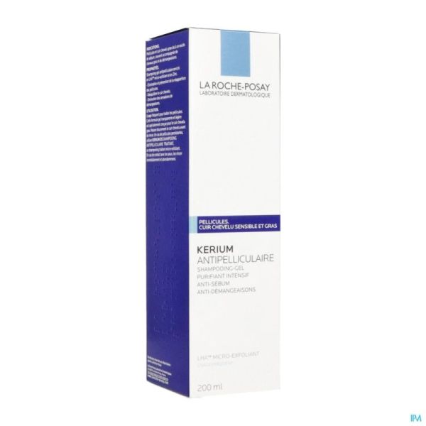 Lrp Kerium Shampoo Gel Antipelliculaire Pg 200Ml