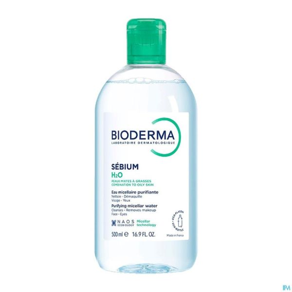 Bioderma Sebium H2O Solution Micellaire Pg 500Ml