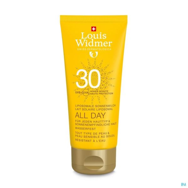 Widmer Sun All Day 30 N/parf Tube 100ml