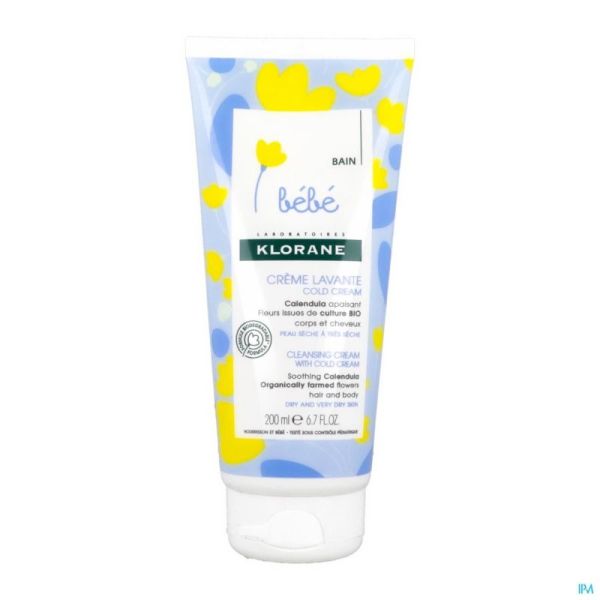 Klorane Bb Cr Lavante Cold Cream Tube 200Ml