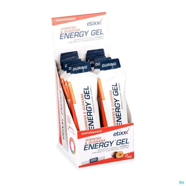 Etixx Maracuja Ginseng&G Energy Gel 12X50G