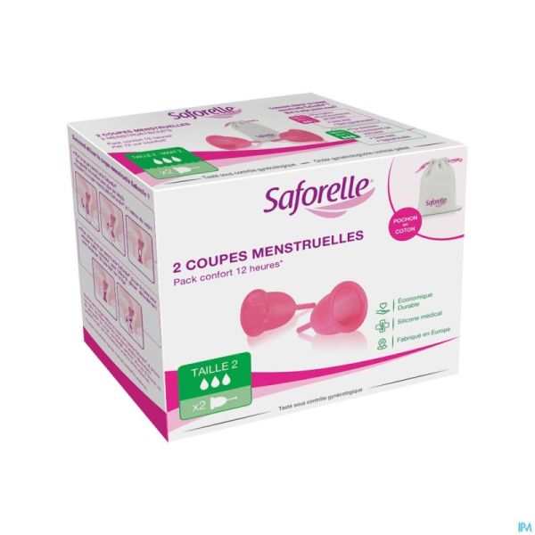 Saforelle Cup Protect Menstruatie Cups T2 Nieuw