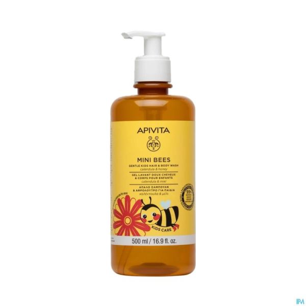 APIVITA GENTLE KIDS HAIR & BODY WASH 500ML NF
