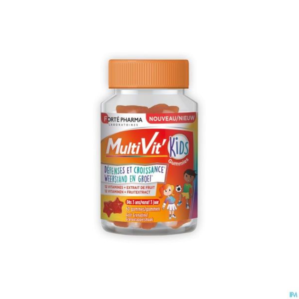 Multivit Kids Gommes 60