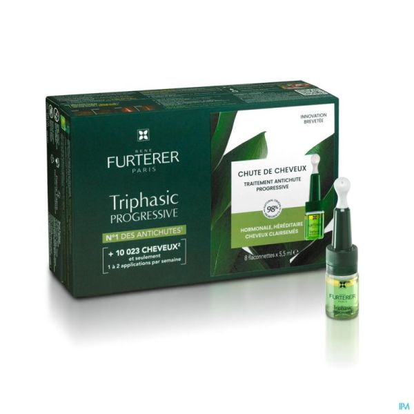 Furterer Triphasic Progres. Trait. A/Chute 8X5,5Ml