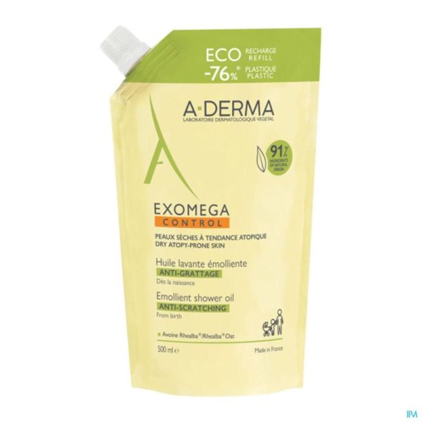 Aderma Exomega Control Huile Lav.emol.refill500ml