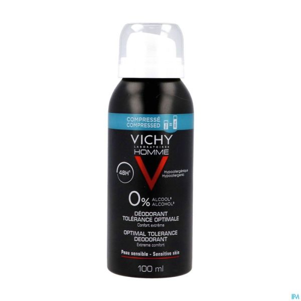 Vichy Homme Deo Aero Tolerance Optimale 48H 100Ml