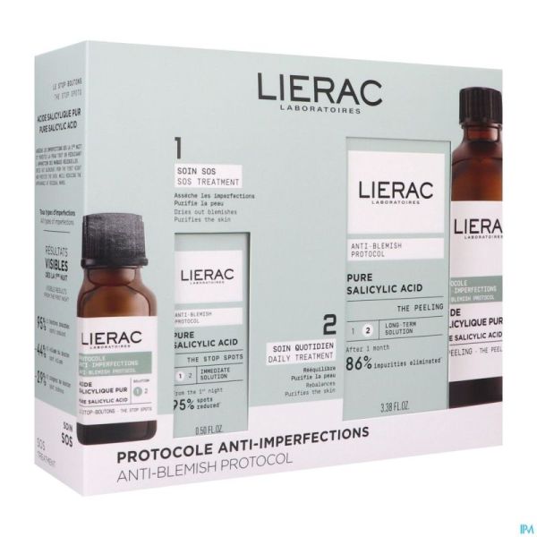 LIERAC PROTOCOLE COFFRET A/IMPERFECTIONS 2 PROD.