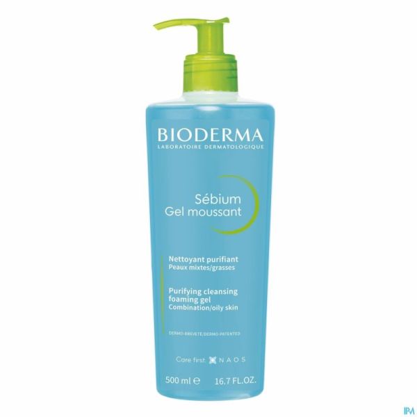 Bioderma sebium gel moussant 500ml