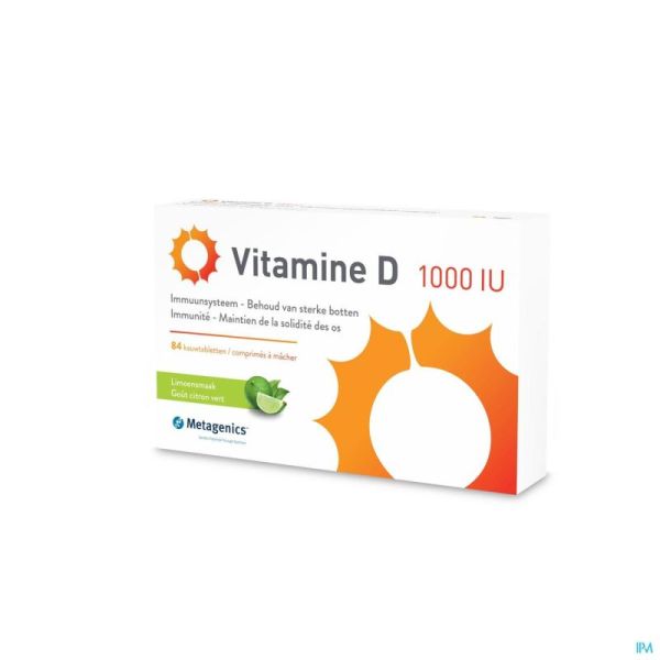 Vitamine D 1000Iu Metagenics Comp 84