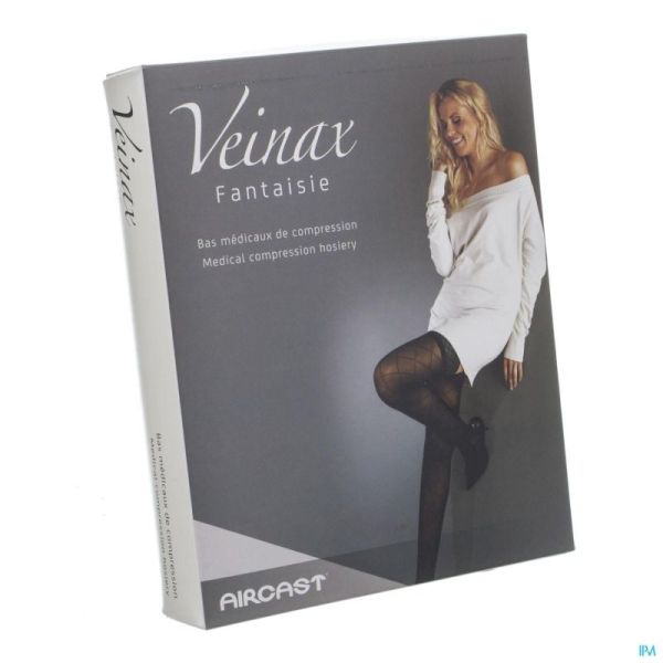 Veinax Collant Petit Losange 2 Long Noir Taille 2